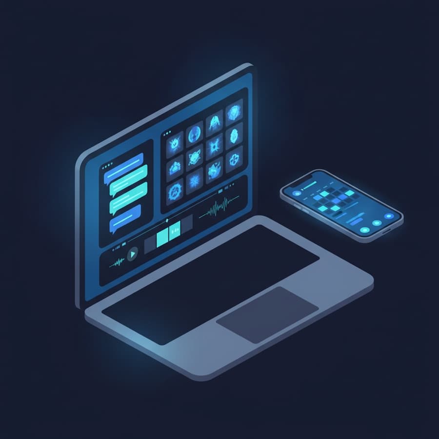 Giao diện làm việc đa nền tảng của SkynetNS AI